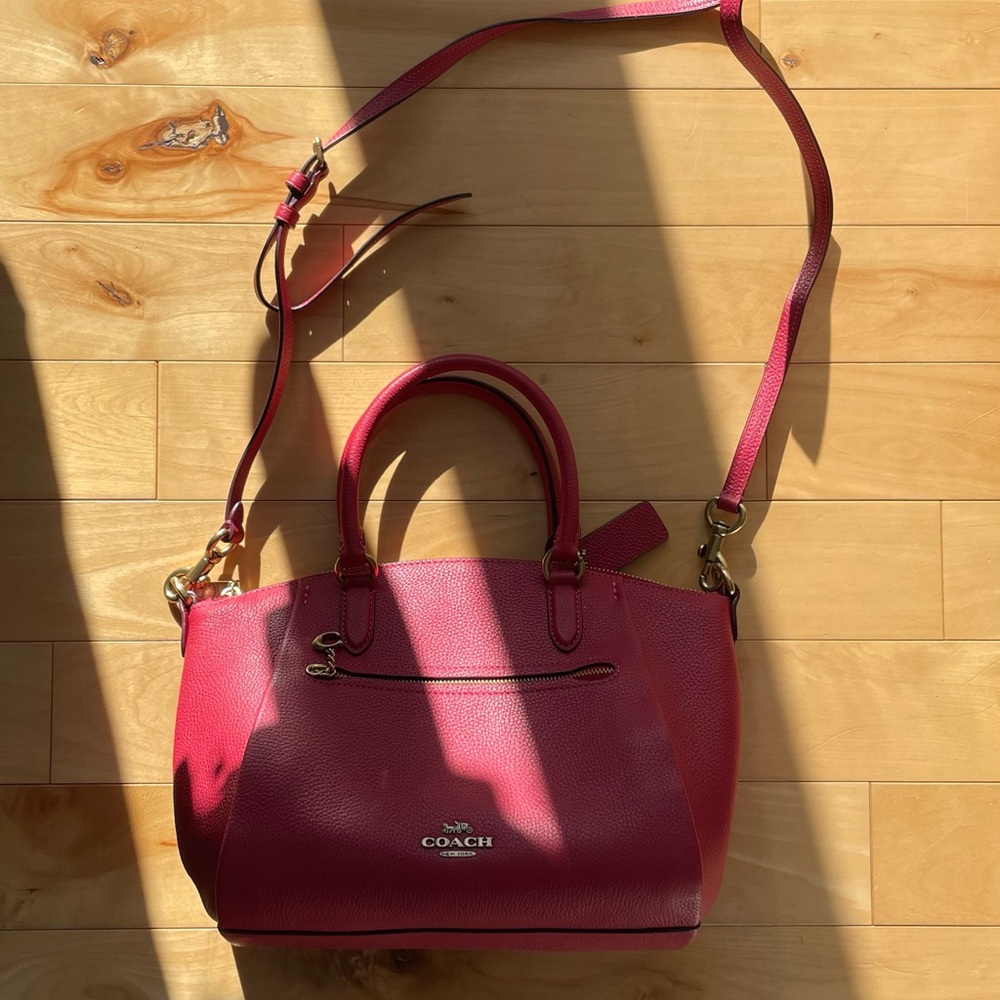 NEW Coach PBBL Elise Red Apple Purse
